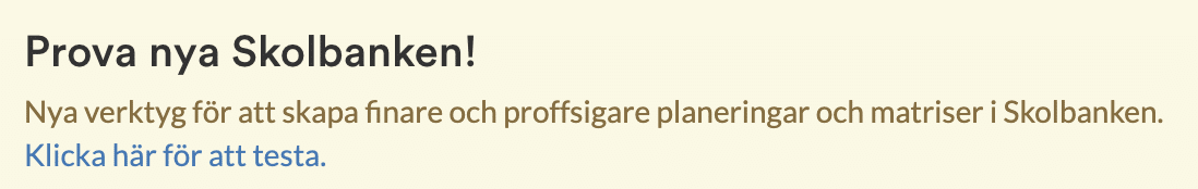 Nya Skolbanken